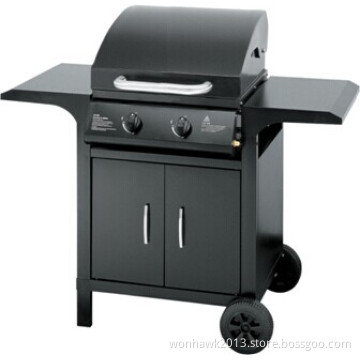 2 Burners Powder Coated Gas BBQ with CE Approval